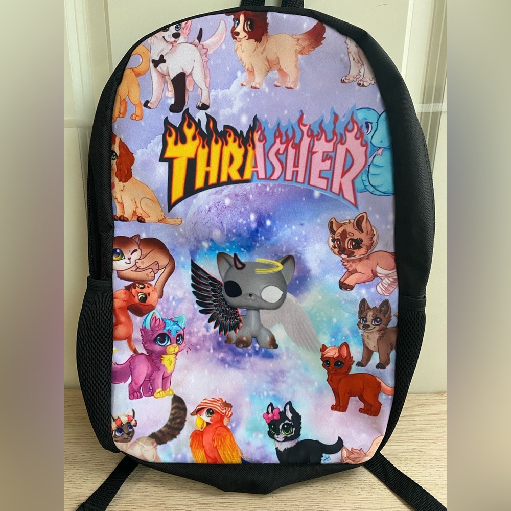 Thrasher Animal Backpack School book bag